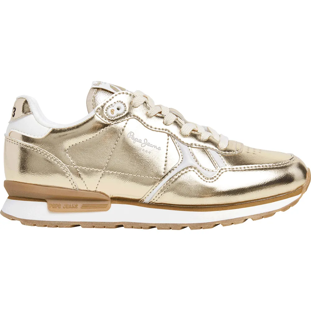 Кроссовки Pepe Jeans Brit Gold W, золотой