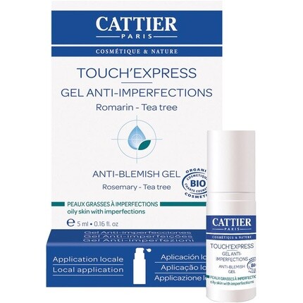 

Cattier Touch'Express Гель против пятен для молодой кожи 5 мл