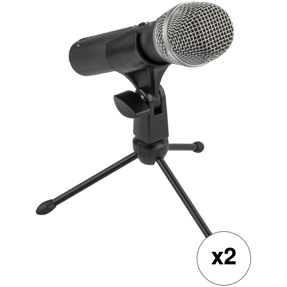 

Динамический микрофон Polsen DM-USX1 с разъемами XLR и USB (2 шт.)