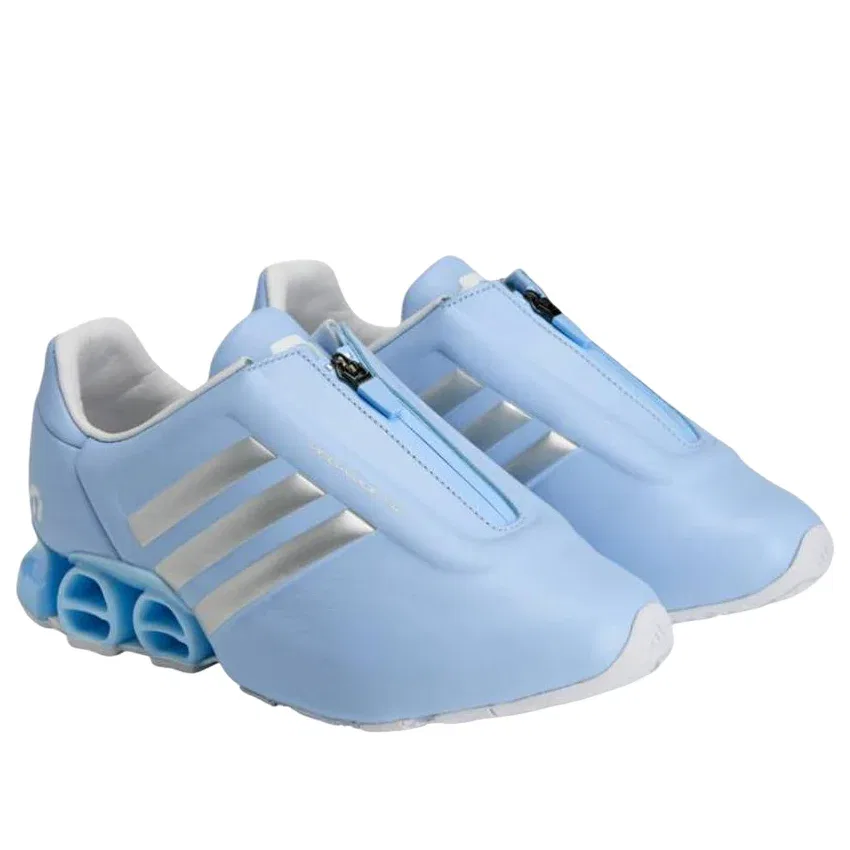 Кроссовки Adidas x Miaou Megaride S2 'Glow Blue Silver Metallic' KI0064, синий — фото 2
