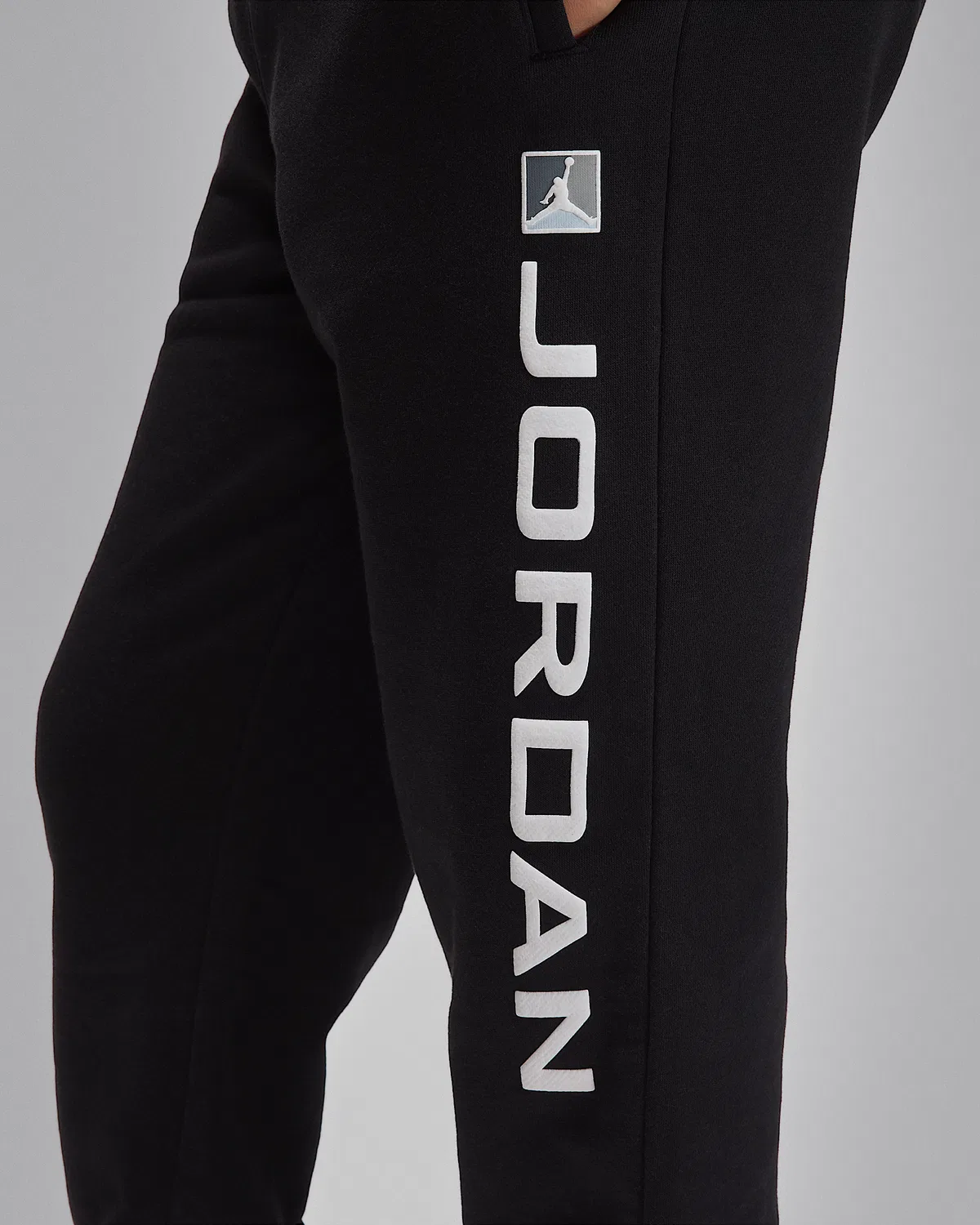 Детские флисовые штаны Baseline Jordan Essentials, Black — фото 4