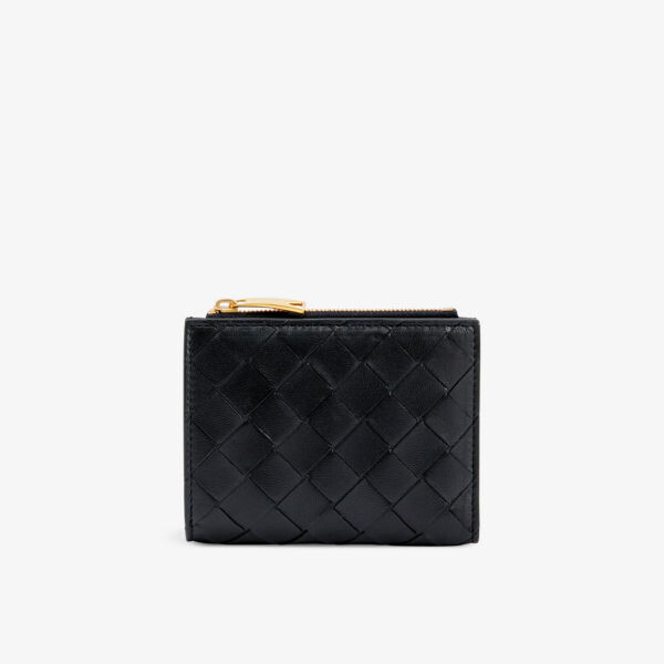

Визитница из кожи Intrecciato Bottega Veneta, черный
