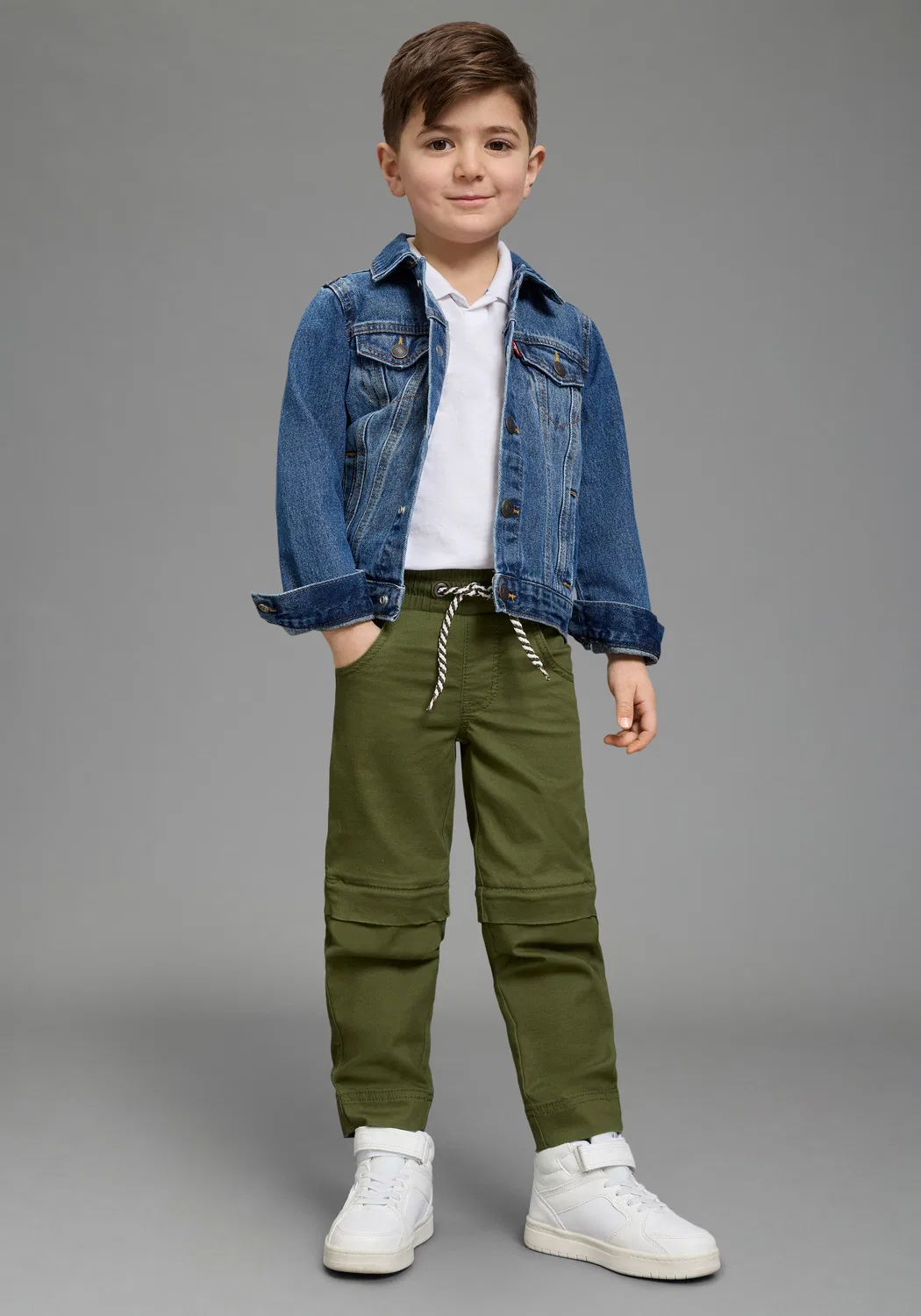 Обычные брюки Kidsworld, Khaki — фото 4
