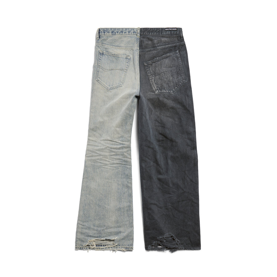 Спортивные брюки Balenciaga Fifty-fifty Pants 'Dark Grey Light Blue', серый — фото 2