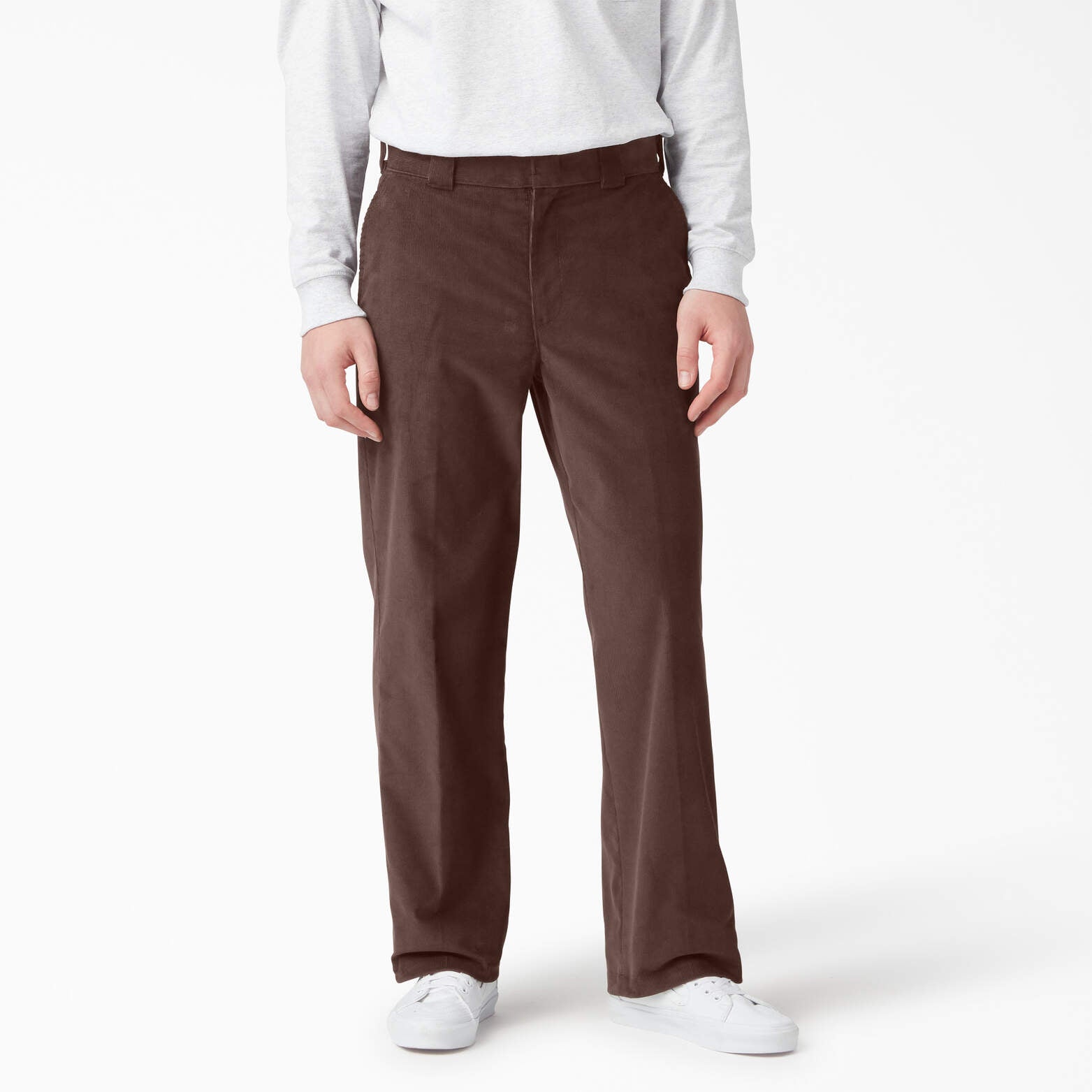 

Вельветовые брюки Dickies Flat Front, цвет chocolate brown (cb)