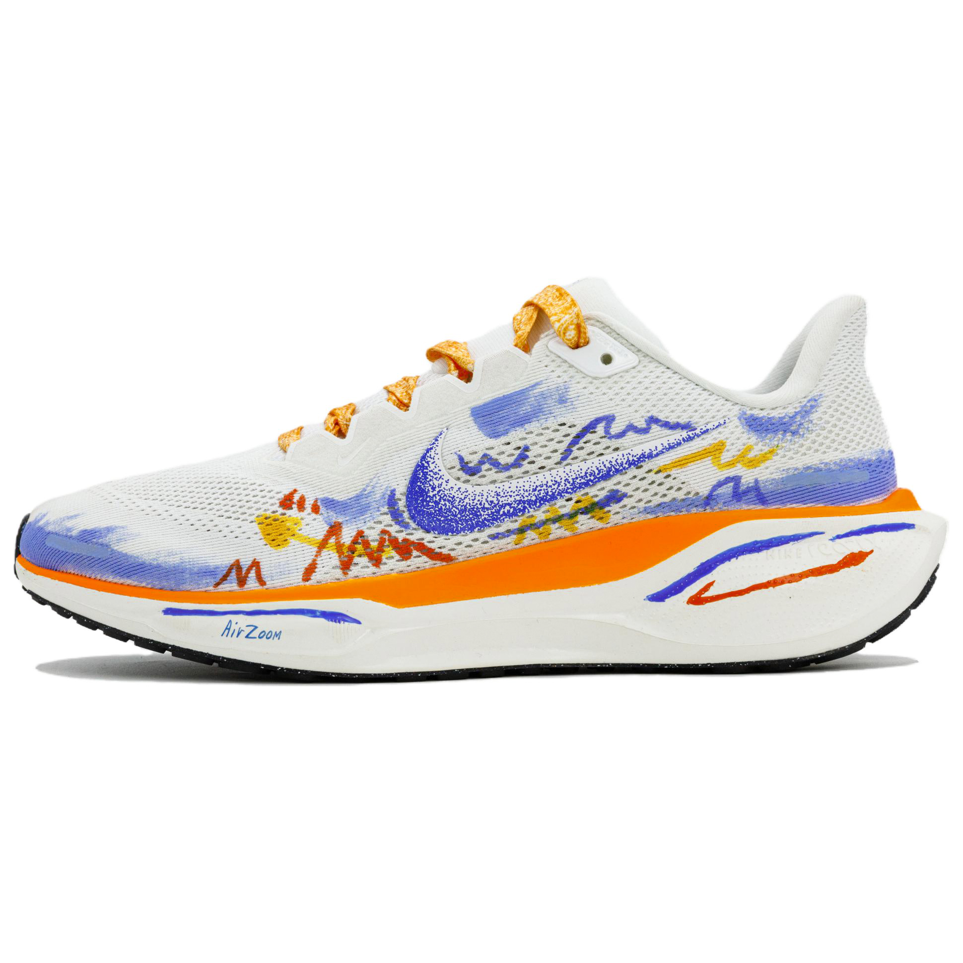 

Nike Кроссовки Pegasus 41 с противоскользящей подошвой, износостойкие, легкие, для повседневного тренировочного бега, белые, мужские