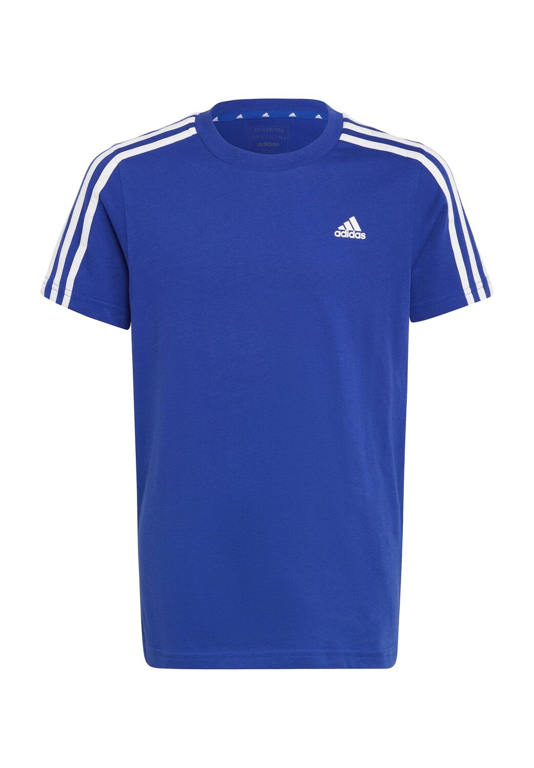 

Футболка, хлопок, логотип, детская Adidas, цвет Selubl/ White