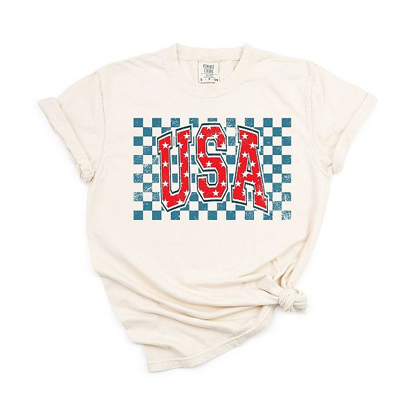 

Футболка с принтом в виде звезд в клетку Simply Sage Market, Ivory, Зеленый, Футболка с принтом в виде звезд в клетку Simply Sage Market, Ivory