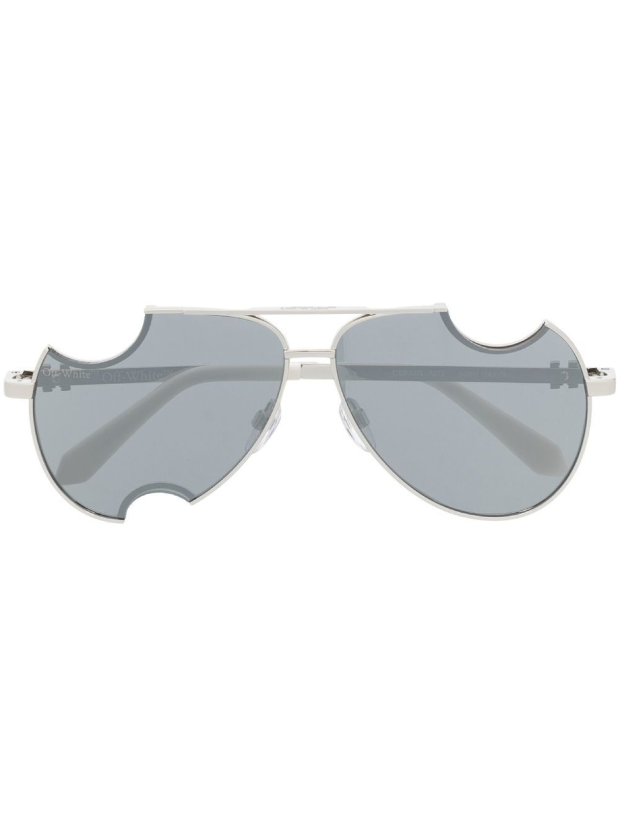 

Off-White Eyewear солнцезащитные очки-пилоты Dallas, серебряный