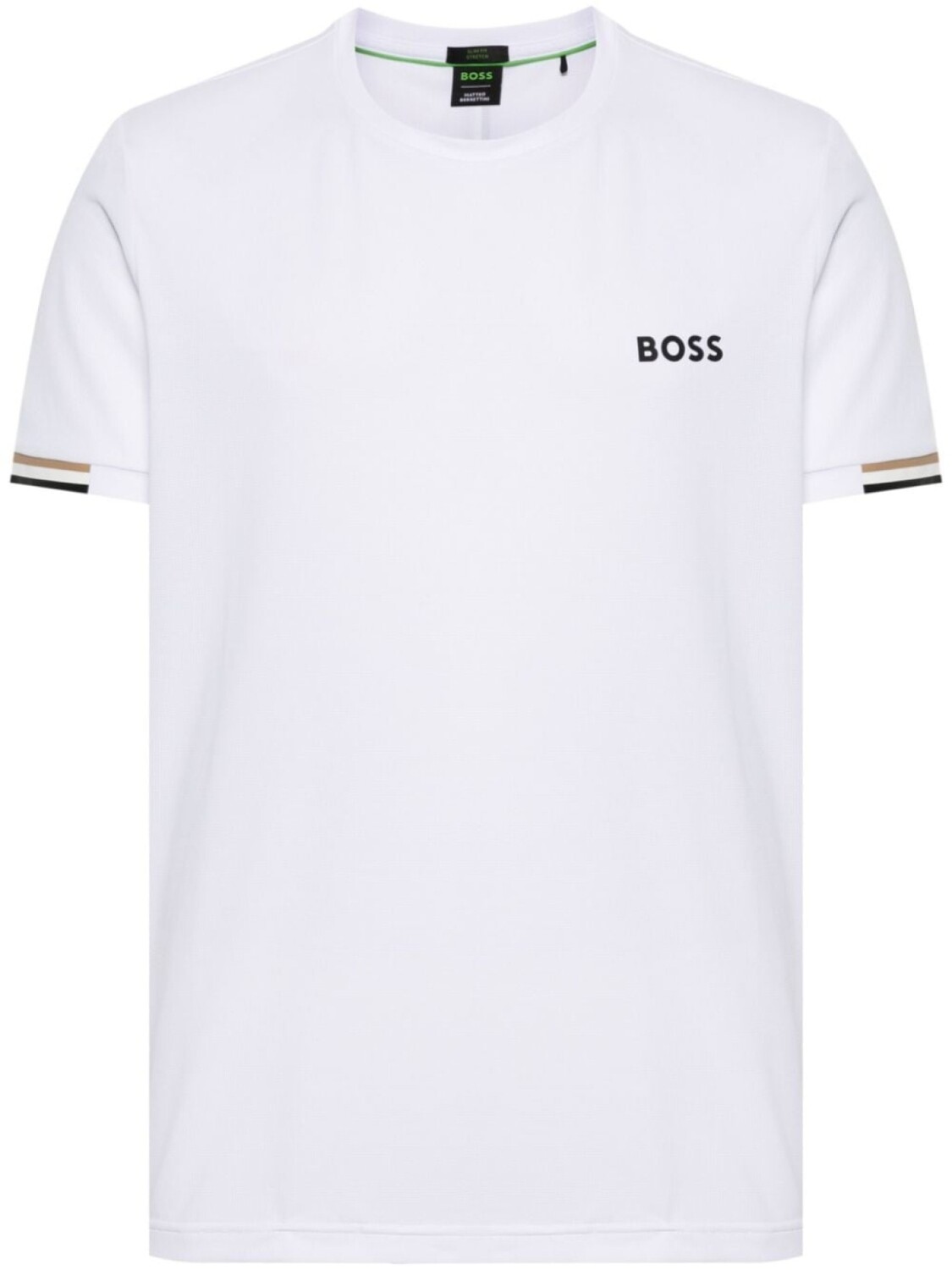 

BOSS спортивная футболка из ткани пике, белый