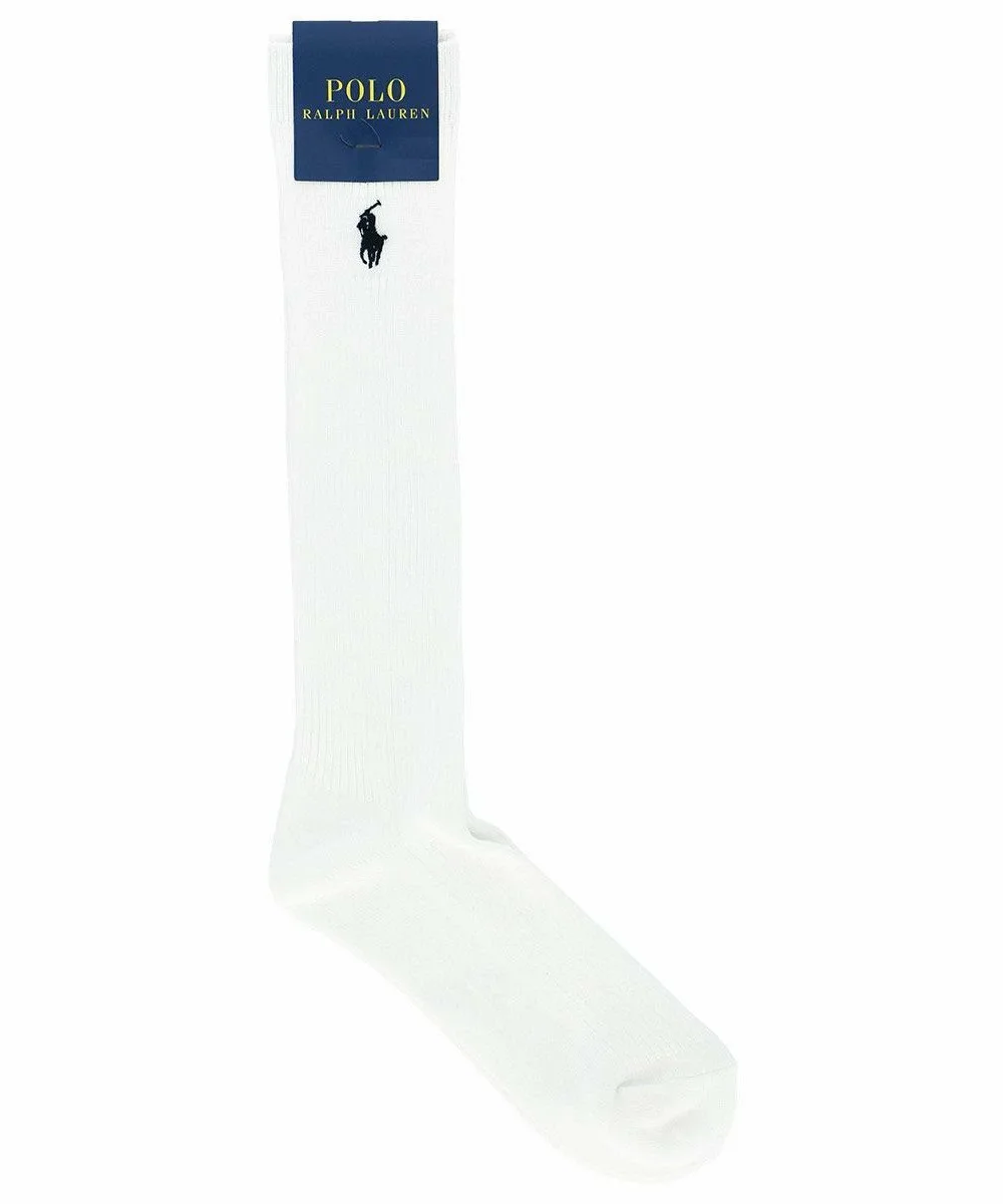 Школьные носки длиной 36 см, одноточечные Polo Ralph Lauren, White (Navy)