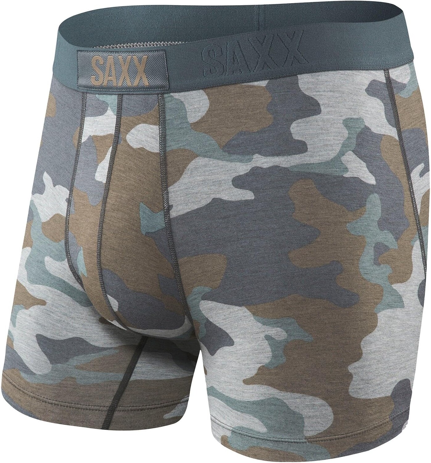 

Трусы-боксеры Vibe Super Soft Boxer SAXX UNDERWEAR, цвет Grey Supersize Camo