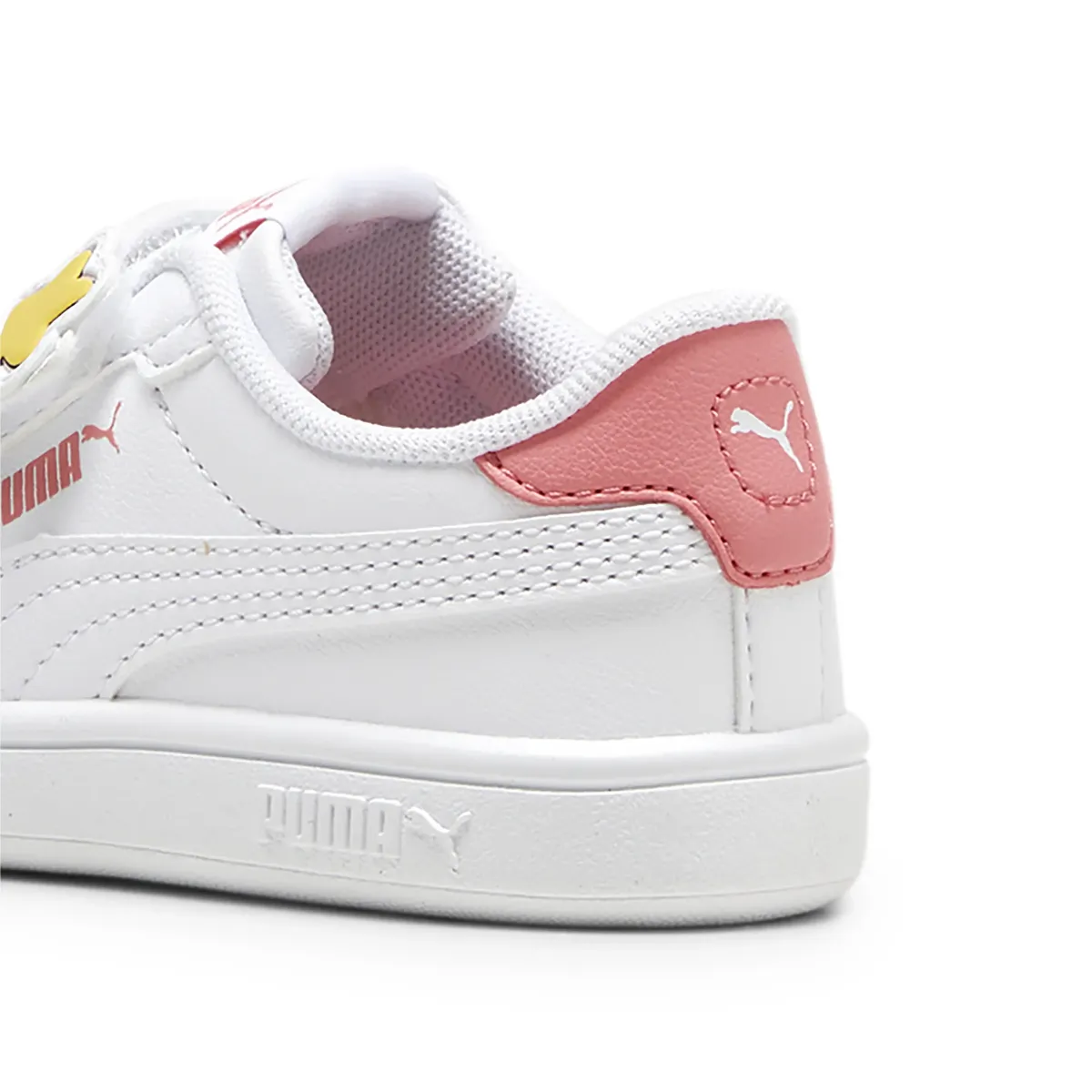 Кроссовки PUMA "Кроссовки с значками PUMA Smash 3.0 для девочек", белый — фото 2
