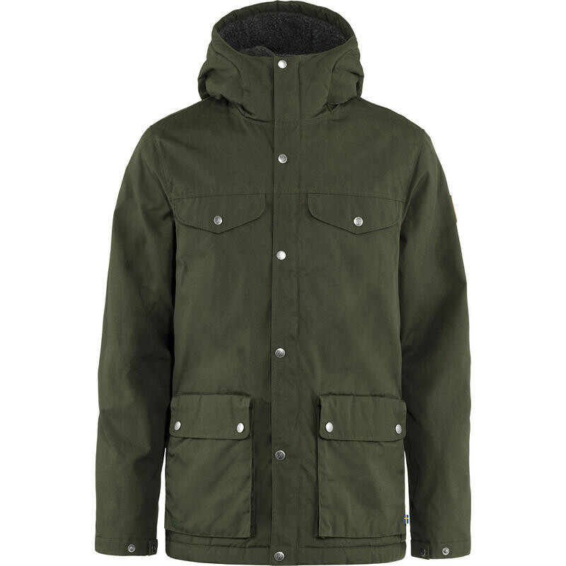 

Зимняя куртка Fjallraven, цвет dunkelolivgrün/schwarz