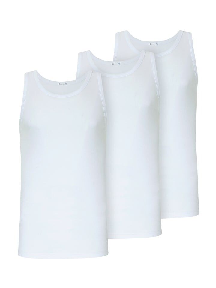 

Футболка Jockey Shirts Classic Vest 3 Stück, белый