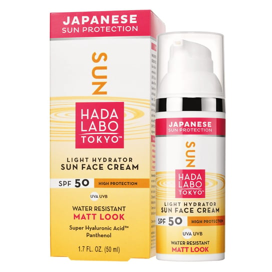 

Водостойкий увлажняющий крем для лица SPF 50 Hada Labo Tokyo Sun