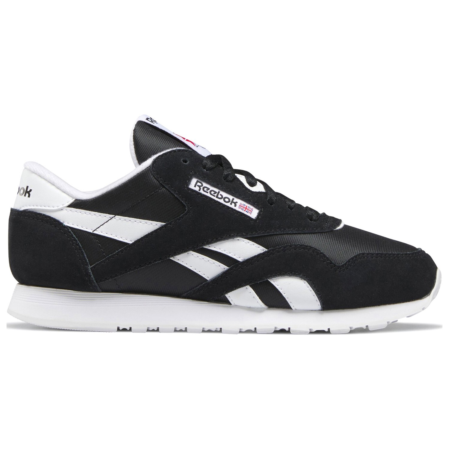 

Кроссовки Reebok Classic Nylon, цвет Core Black/Cloud White/Cloud White