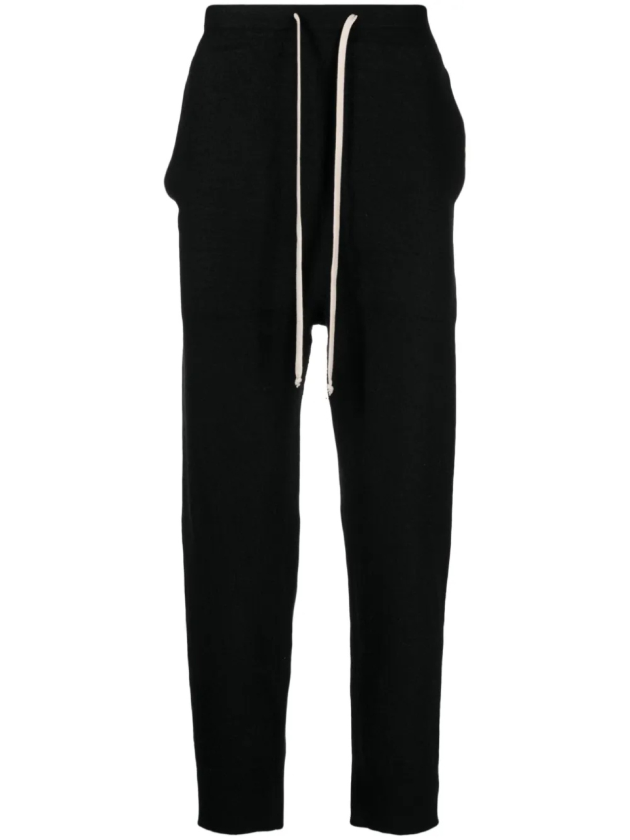 

Rick Owens кашемировые брюки с кулиской, черный