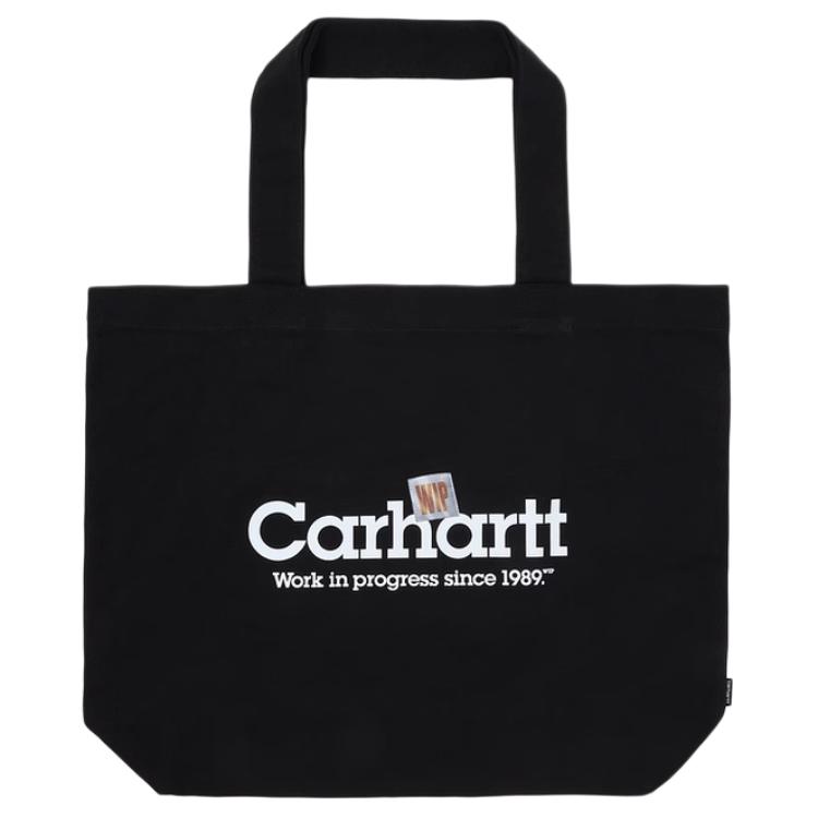 

Carhartt WIP Хлопковая сумка-шопер унисекс черная, Black