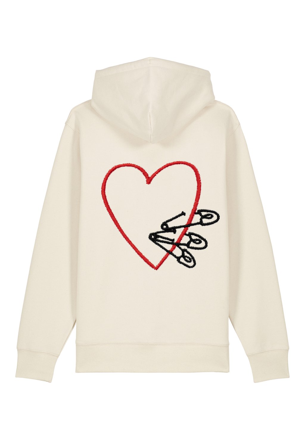 

Толстовка на молнии PINS BACK EMBROIDERY Mira Paris, кремовый