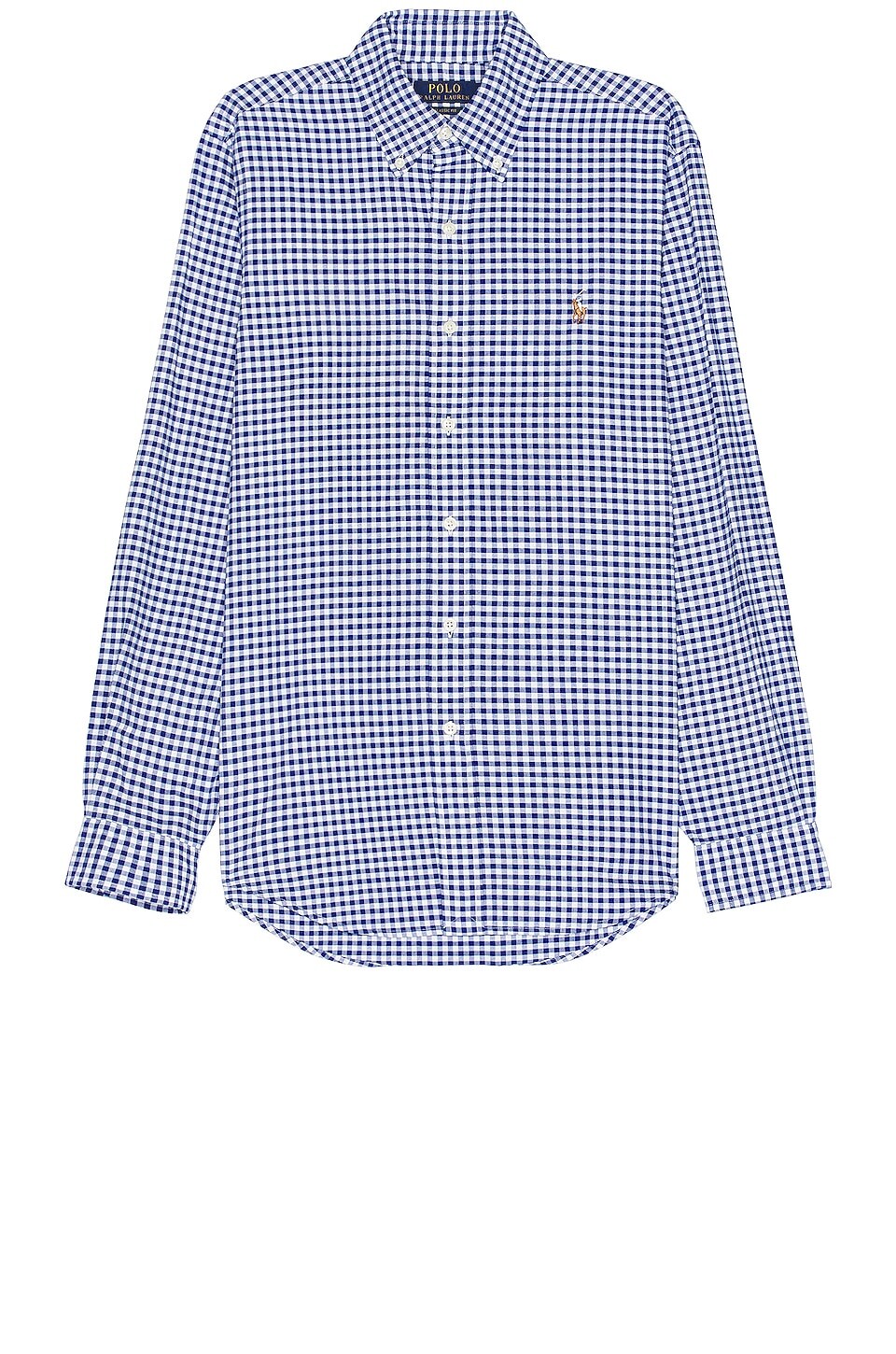 

Рубашка Polo Ralph Lauren Oxford Sport, цвет Blue & White Gingham