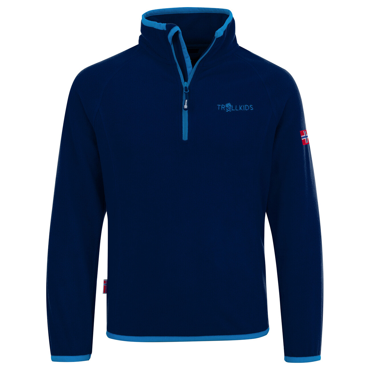 

Флисовый свитер Trollkids Kid's Nordland Half Zip, цвет Navy/Light Blue, Коричневый, Флисовый свитер Trollkids Kid's Nordland Half Zip, цвет Navy/Light Blue