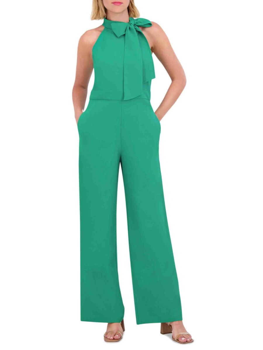 

Комбинезон с завязкой на шее Vince Camuto, цвет Kelly Green