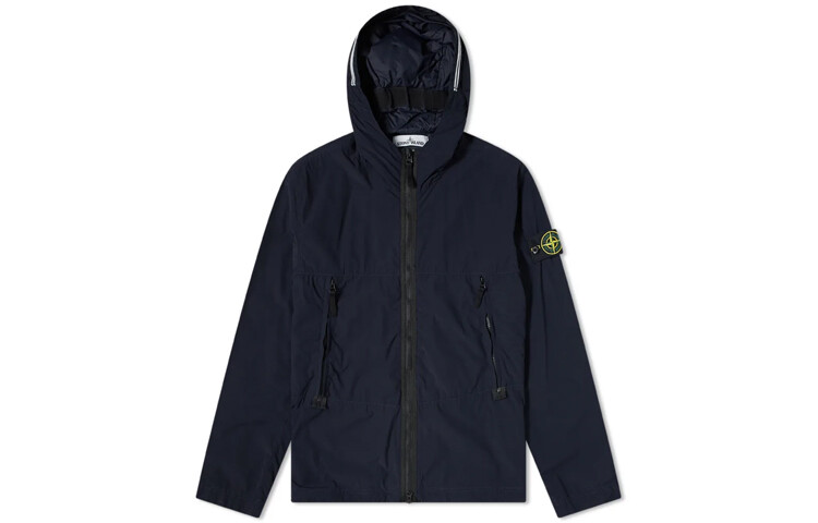 

Куртка мужская Stone Island с капюшоном, темно-синий