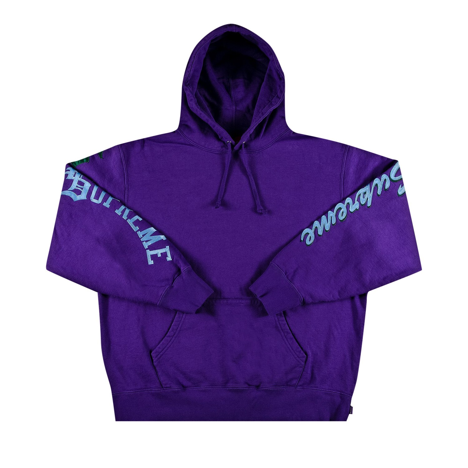 

Толстовка с капюшоном Supreme с мульти-логотипом, Фиолетовый