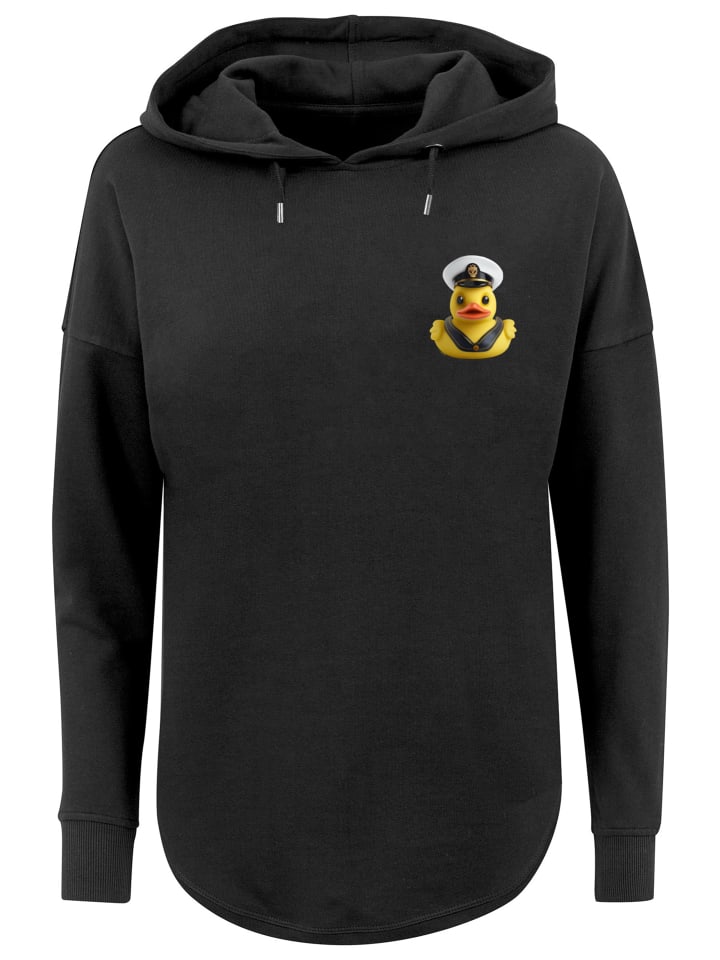 

Толстовка большого размера Rubber Duck Captain OVERSIZE HOODIE черного цвета F4NT4STIC