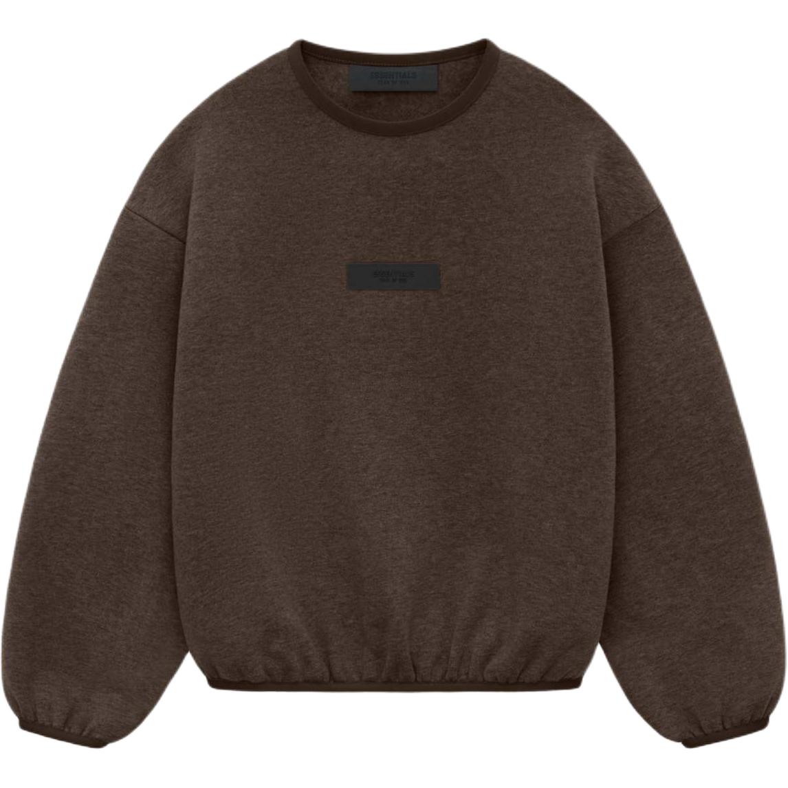 Толстовка SS24 KIDS ESSENTIALS CREWNECK детская Heather Wood Fear Of God Essentials, Heather Wood — фото 3
