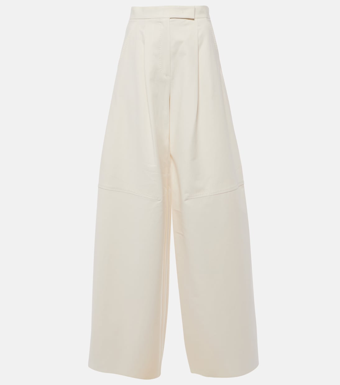 

Широкие брюки из хлопковой смеси Avoriaz Max Mara, Vaniglia
