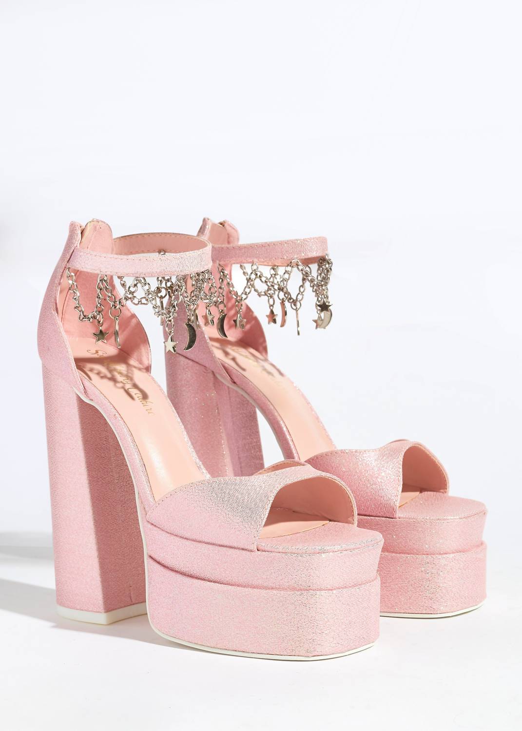 Женские туфли на каблуках Sophia Glitter в розовом цвете Sparkl Fairy Couture — фото 3