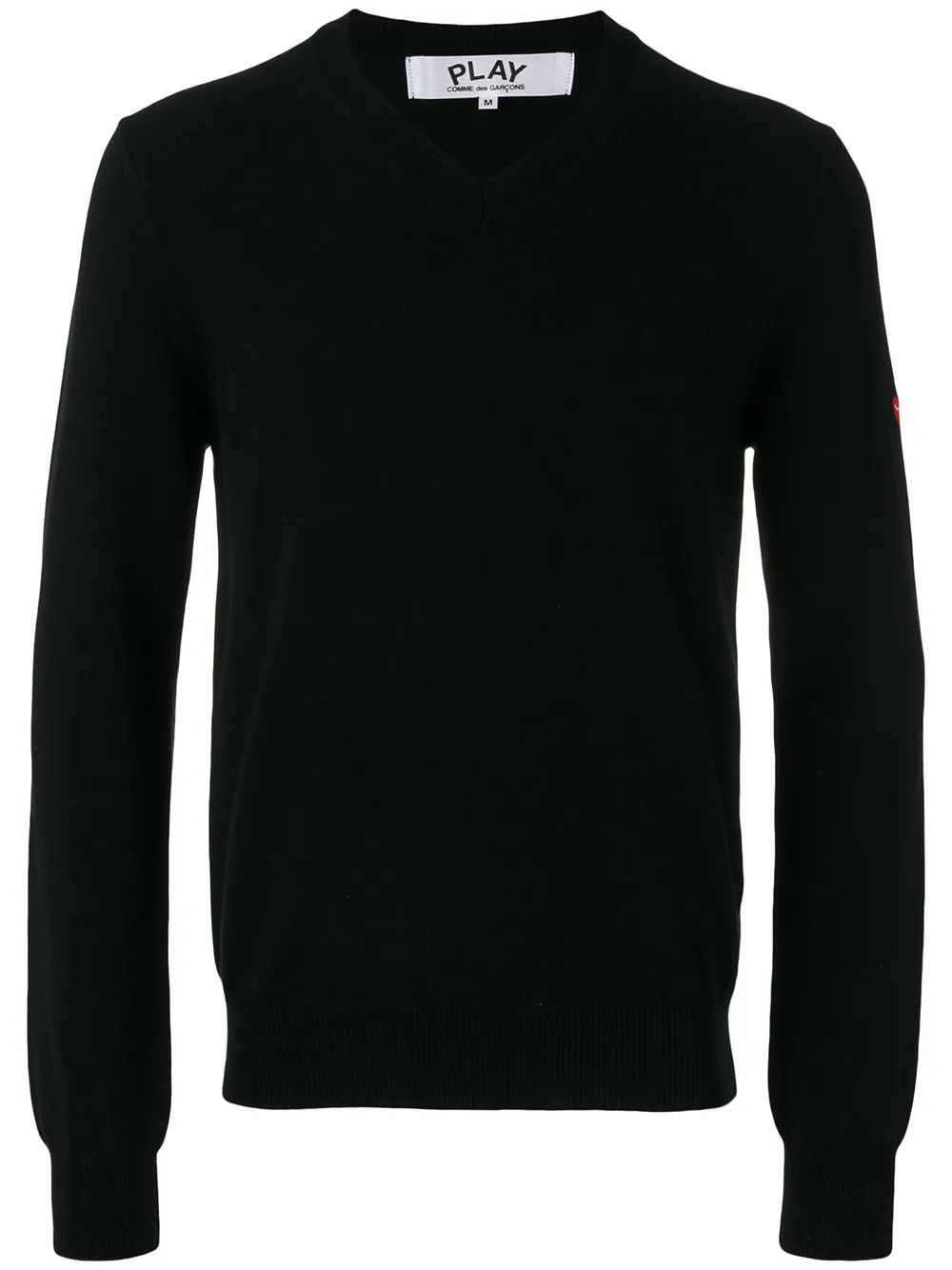 

Свитер с нашивкой Comme Des Garçons Play, черный