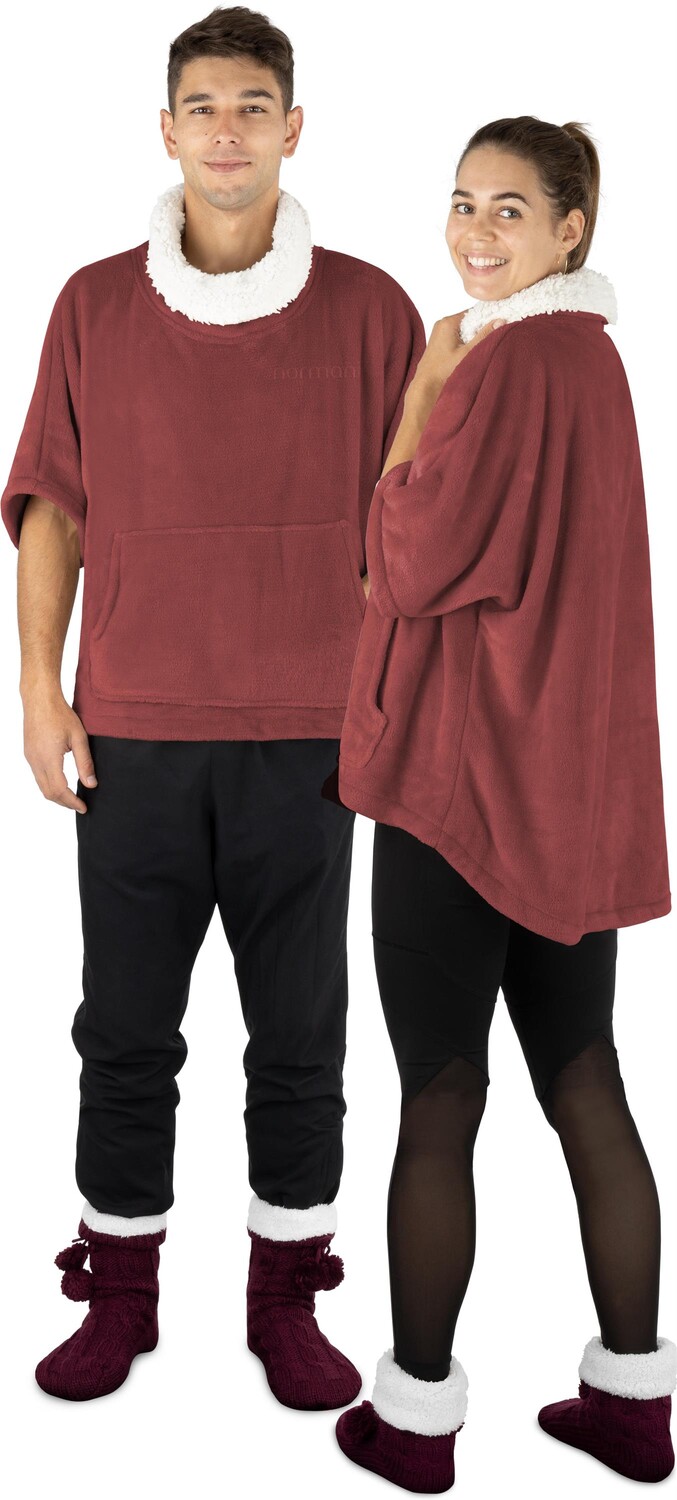 

Пуловер normani Weicher Oversize Kuschel, цвет Burgund