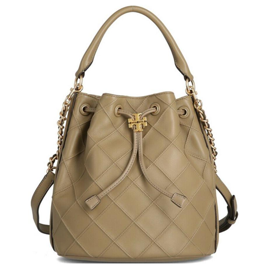 

TORY BURCH Сумка-ведро Fleming Leather, сумка через плечо, сумка-туба, женская, коричневая