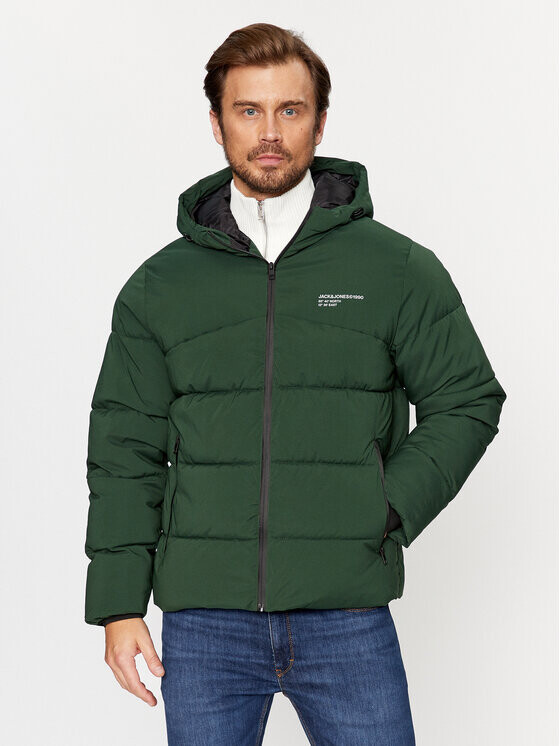 

Пуховик стандартного кроя Jack&Jones, зеленый