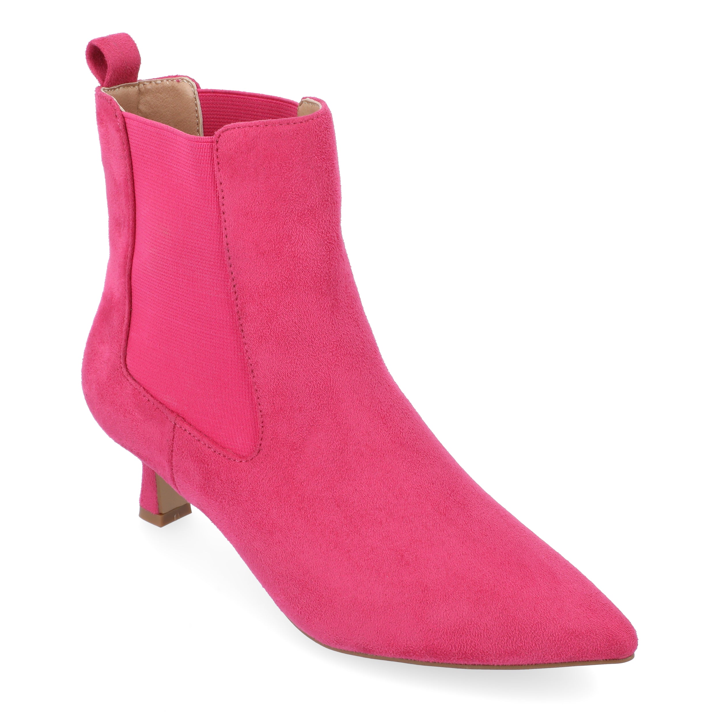 Journee Collection Женские сапоги-чулки Tru Comfort Foam широкой полноты Tenlee, фуксия