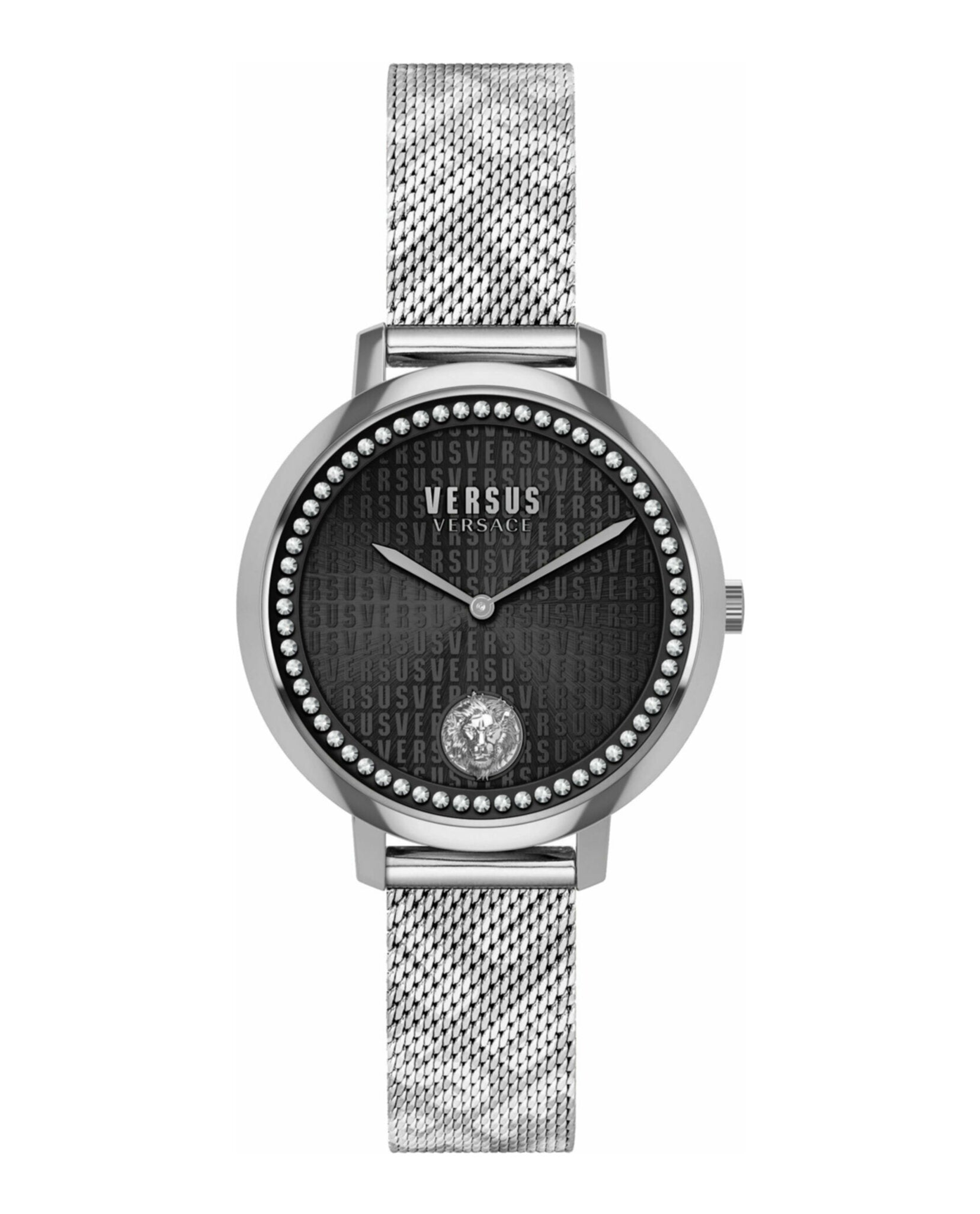 

Часы La Villette Crystal Versus Versace, цвет silver/stainless steel/black