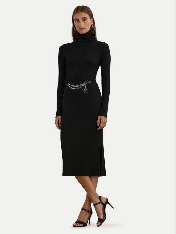 

Облегающее трикотажное платье 250951822001 Lauren Ralph Lauren, черный