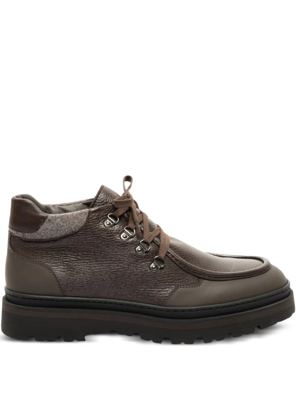 

Ботинки на шнуровке a.testoni, коричневый