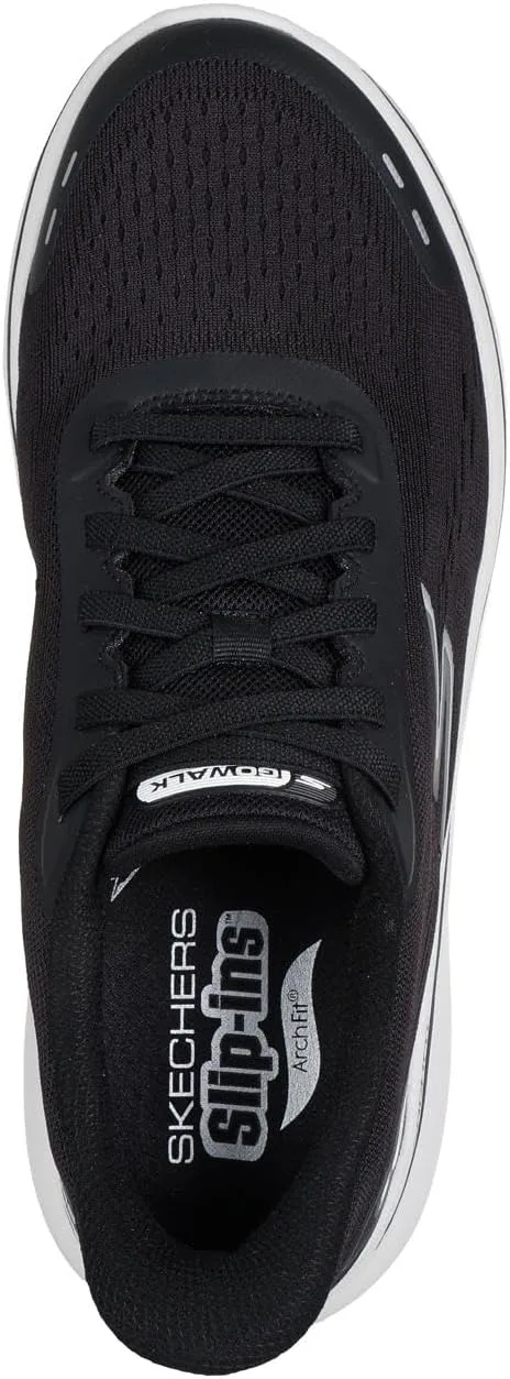 Мужские кроссовки Skechers Go Walk Arch Fit N-Joy Nobend, белый/черный — фото 3