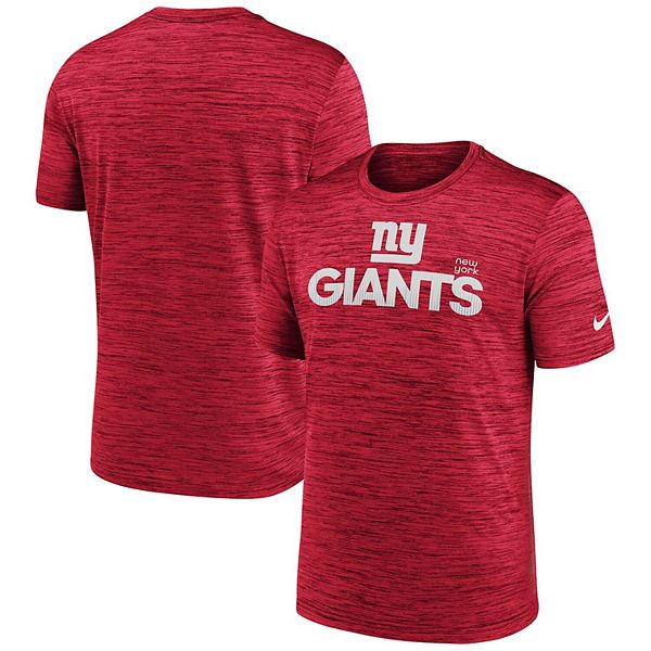 

Мужская красная футболка new york giants blitz velocity modern performance Nike