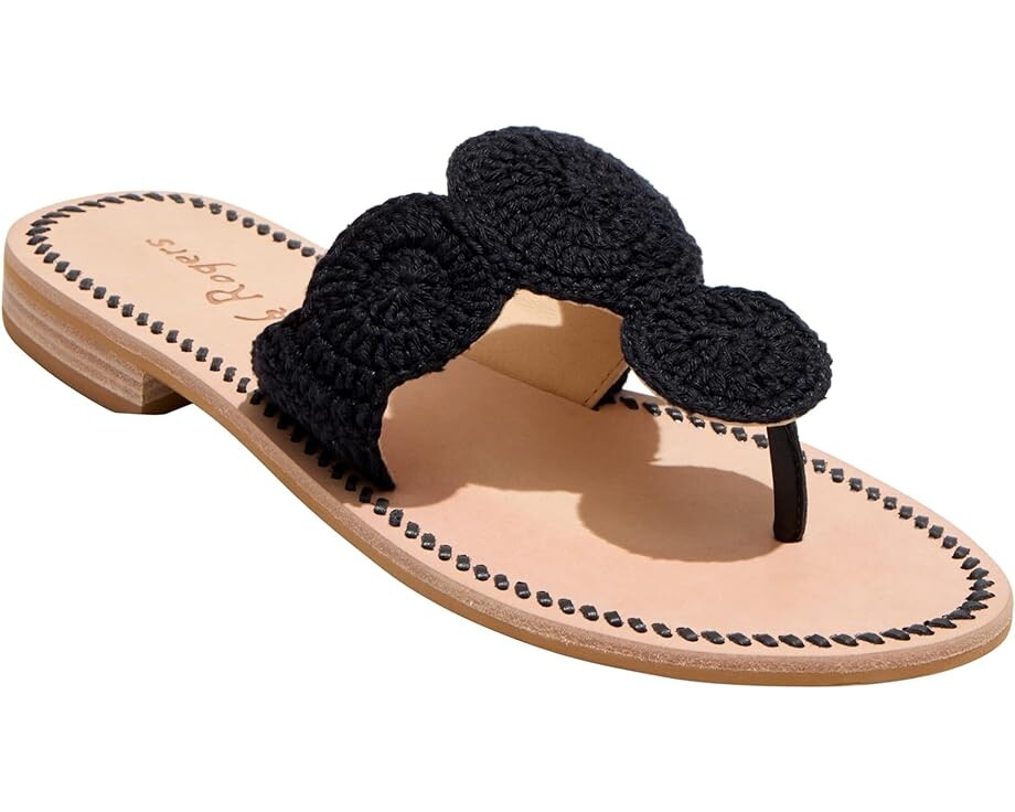 

Сандалии Jack Rogers Jacks Crochet, черный