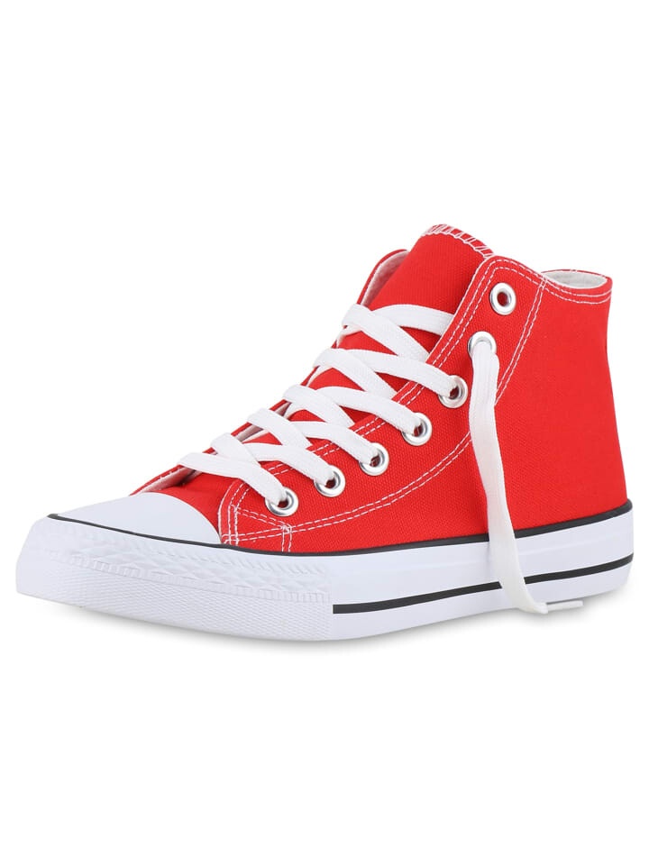 Высокие кроссовки VAN HILL High Allison, красный
