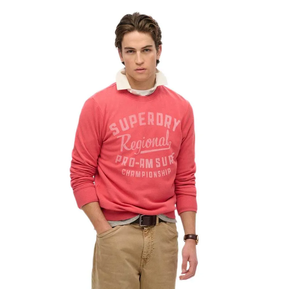 Толстовка Superdry Lo-Fi Outdoors Relaxed, красный