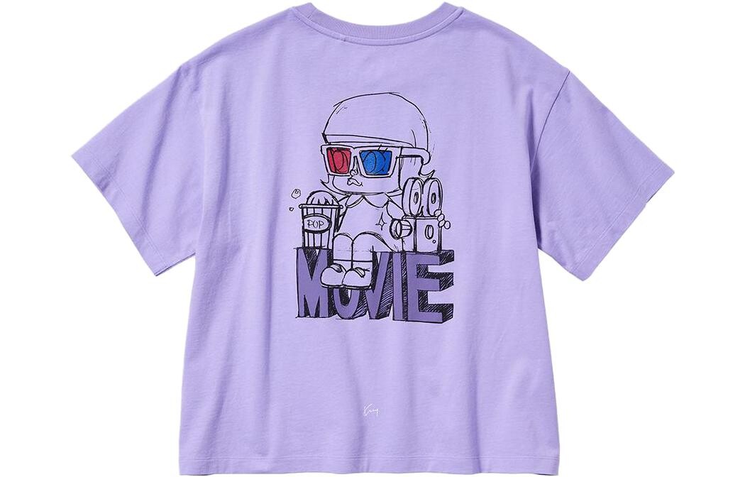 

Футболка женская Pop Mart X POP MART SS23 Serene Sapphire Flora Uniqlo