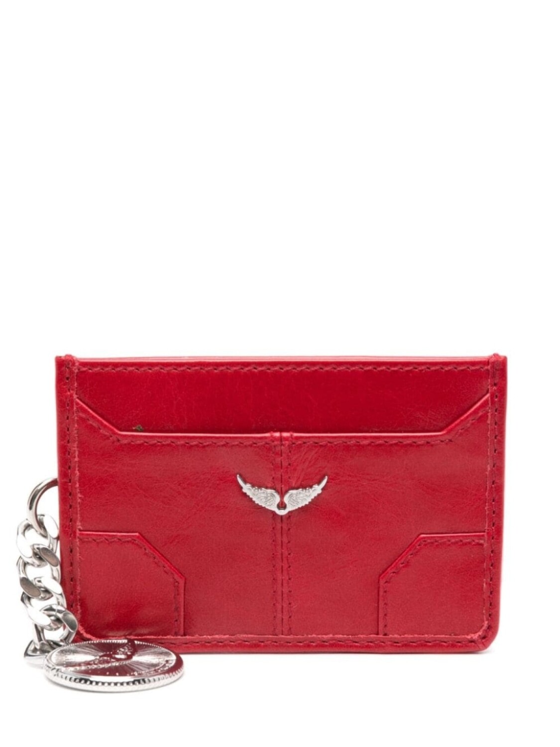 

Zadig&Voltaire кожаный держатель для карт Sunny Pass, красный