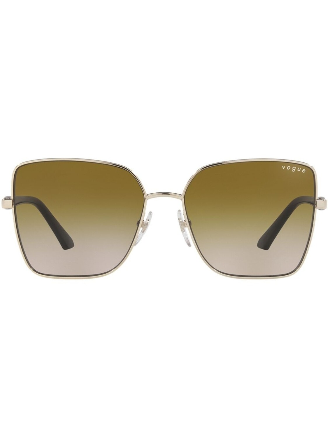 

Солнцезащитные очки в массивной оправе Vogue Eyewear, золотистый