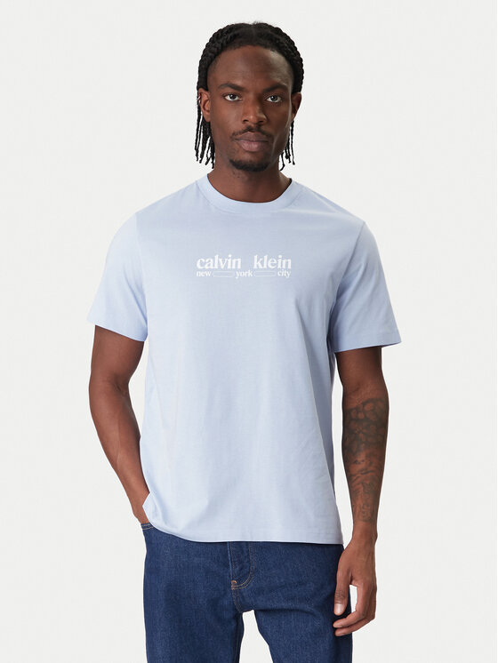 

Футболка regular fit NYC Graphic LV14RE831G Calvin Klein Jeans, фиолетовый